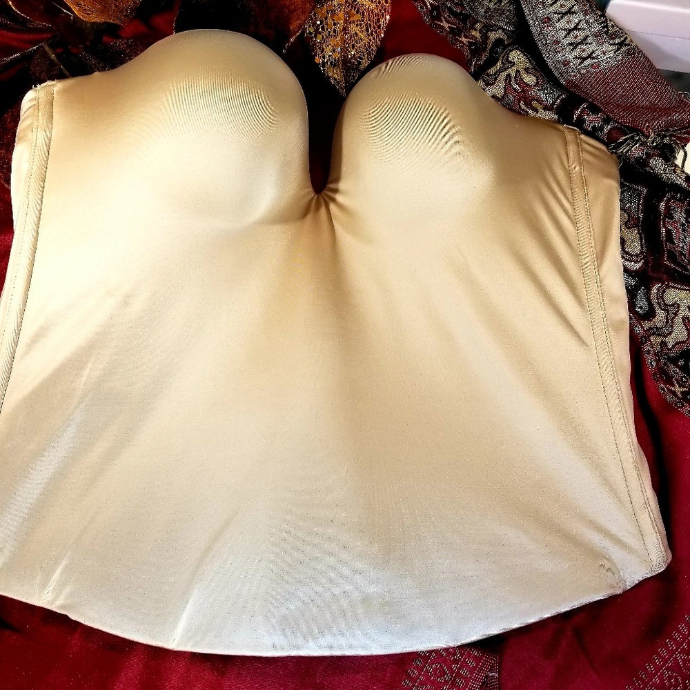 Smooth line bustier removable straps 34 D